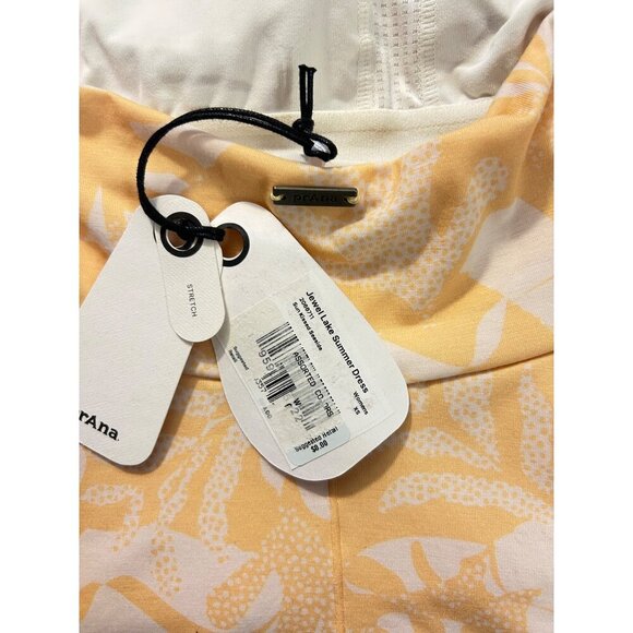 Prana Jewel Lake Summer Dress Sun Kissed Seaside Pockets Built In Bra XS NWT - Picture 6 of 7